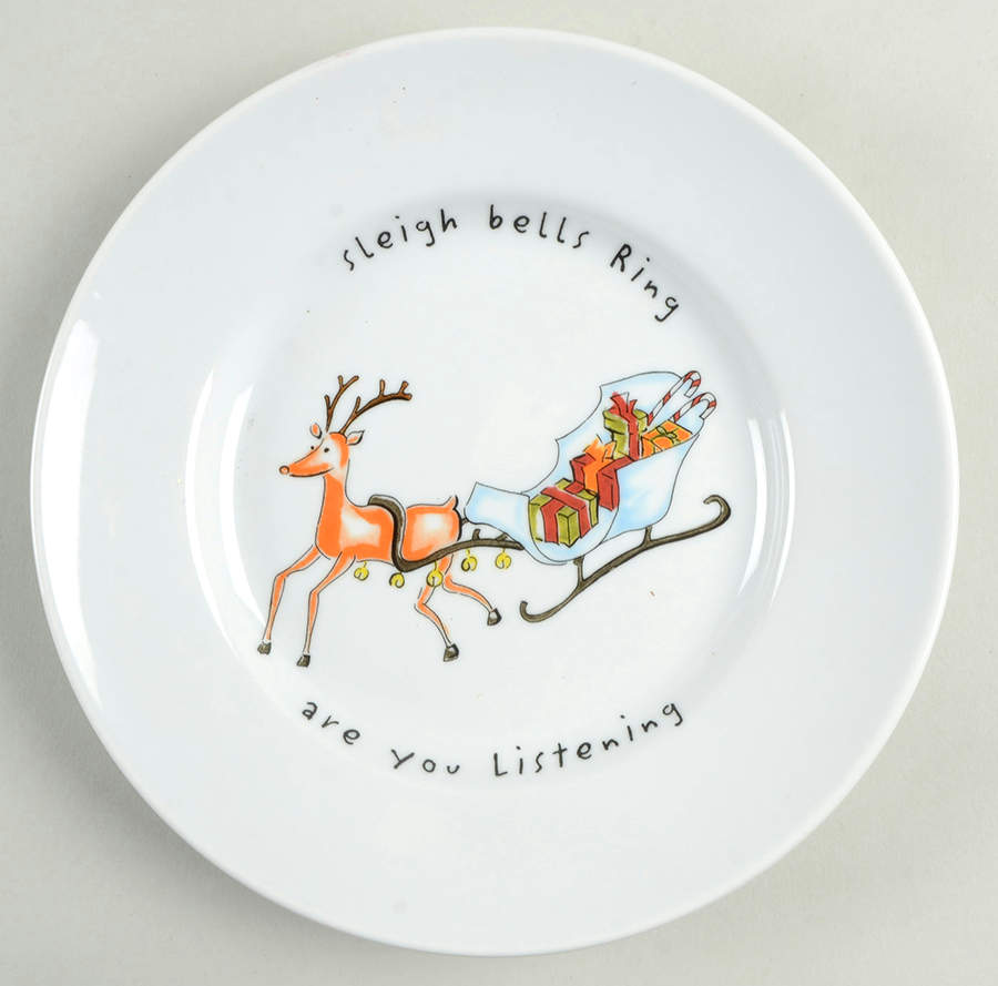 Holiday Cheer Salad Plate by Pottery Barn China-1