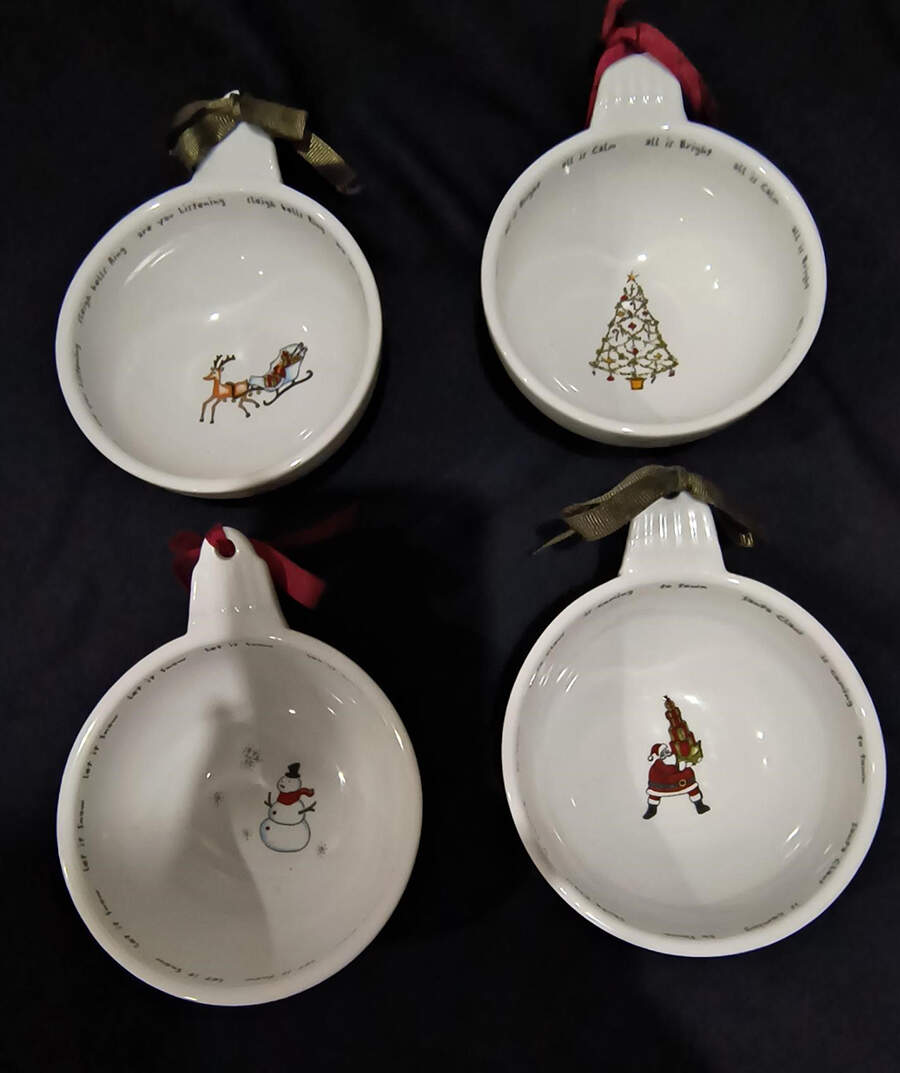 Holiday Cheer Individual Ice Cream/Dip Bowl by Pottery Barn China-1