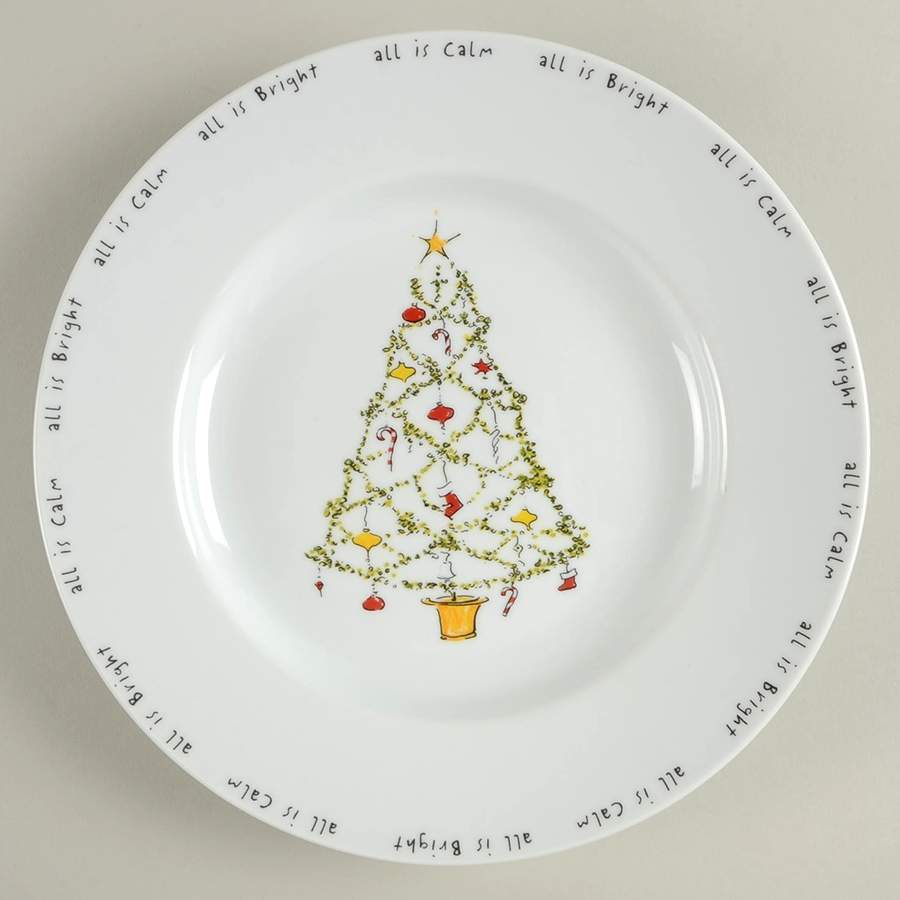 Holiday Cheer Dinner Plate by Pottery Barn China-1