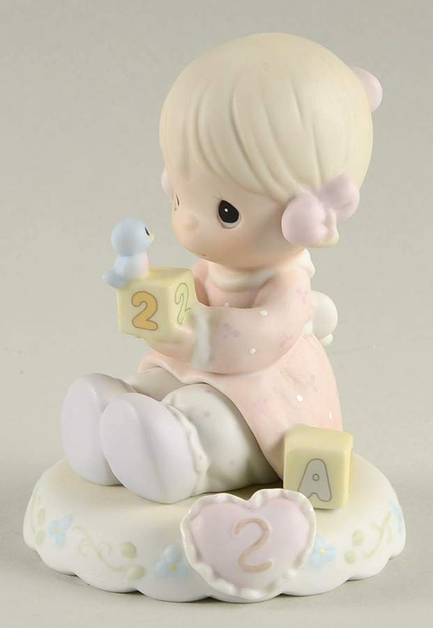 Growing in Grace-Age 2-Blonde Ship-Age 2 - Ship Trademark With Box by Precious Moments-1