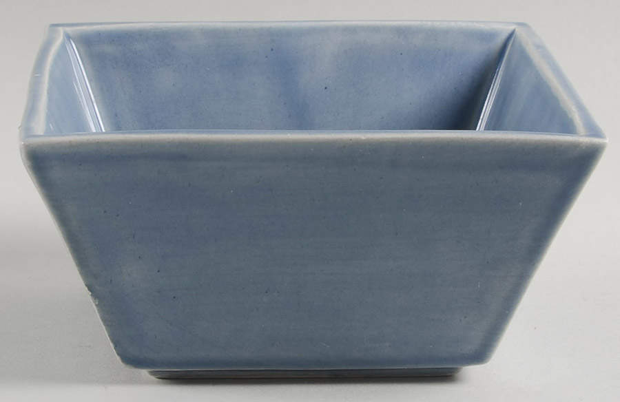 Square Sausalito Blue Gray Soup/Cereal Bowl by Pottery Barn China-1