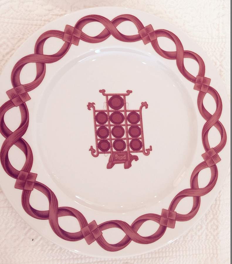 Nicobar Dinner Plate by Pierre Frey (Patrick Frey)-1