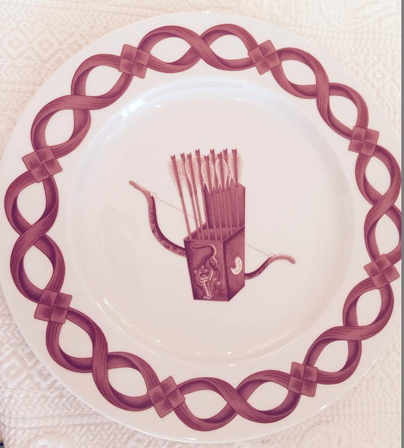 Nicobar Dinner Plate by Pierre Frey (Patrick Frey)-1