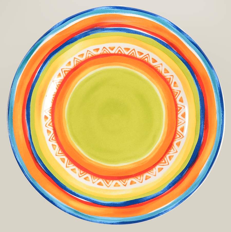Feliz Stripes Dinner Plate by Pier 1-1