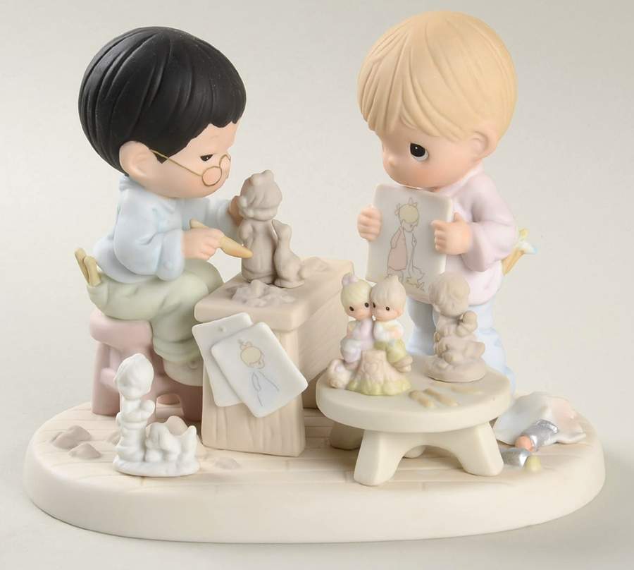 How Can Two Work Together Except They Agree Eyeglasses-How Can Two Work Together Ex  - Eyeglasses, No Box by Precious Moments-1