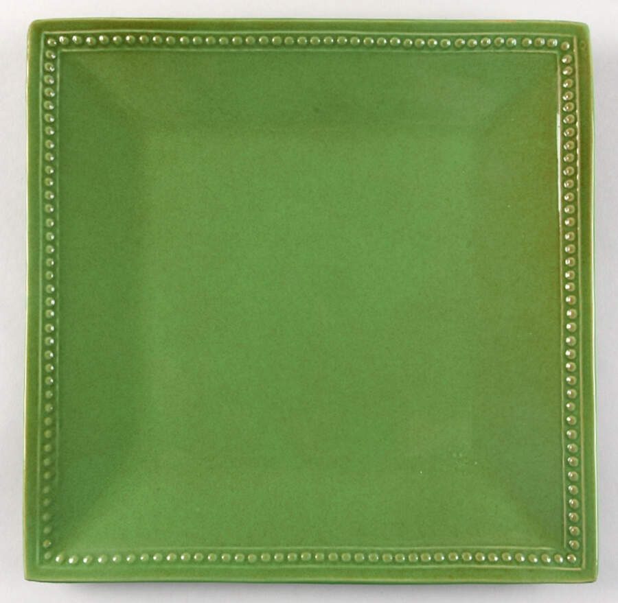 Spice Route Jade Square Dinner Plate by Pier 1-1