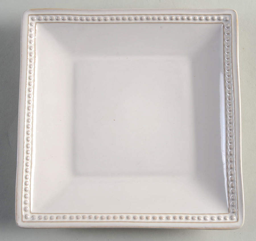 Spice Route White Square Salad Plate by Pier 1-1