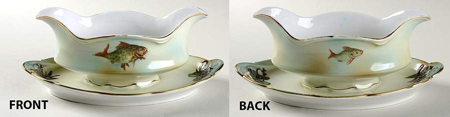 PGT3 Gravy Boat with Attached Underplate by Prince Regent-1