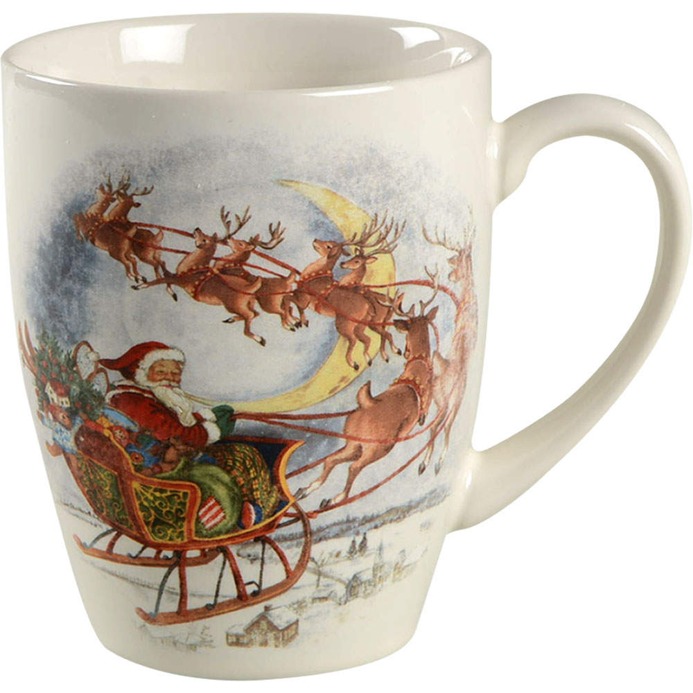 Nostalgic Santa (Nostalgic Christmas) Mug by Pottery Barn China-1
