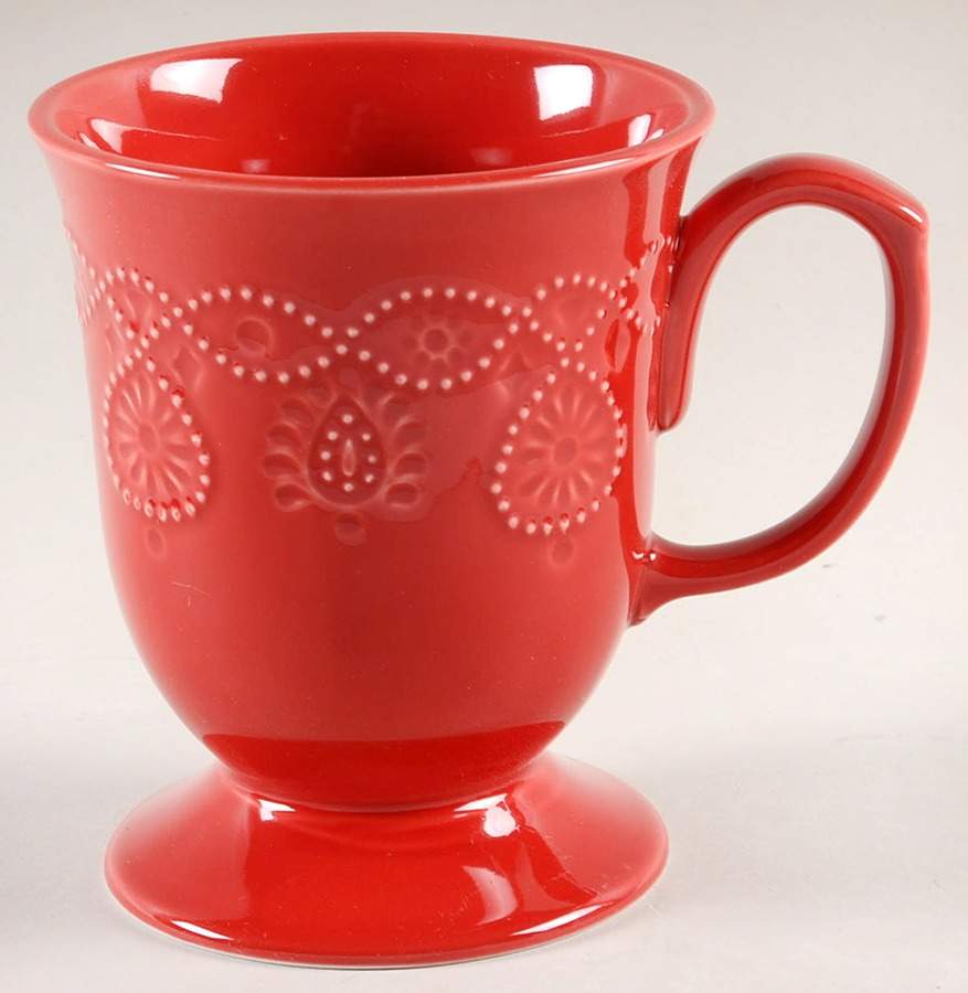 Cowgirl Lace Red Mug by Pioneer Woman-1