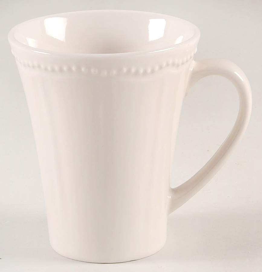 Paige-Linen White Mug by Pioneer Woman-1