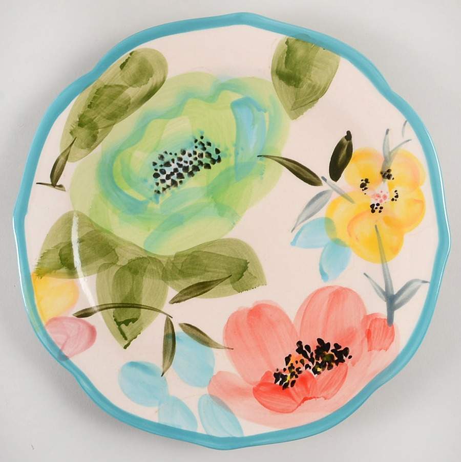 Vintage Bloom Salad Plate by Pioneer Woman-1