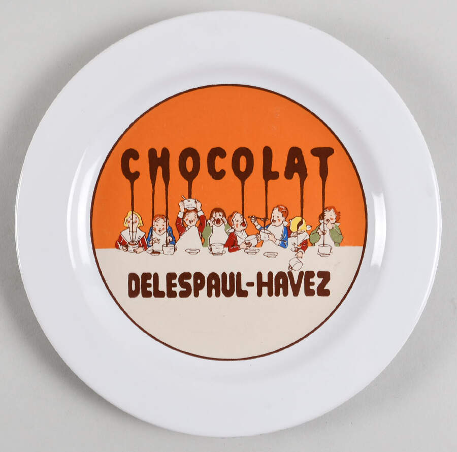 Chocolate Dessert/Pie Plate by Pottery Barn China-1
