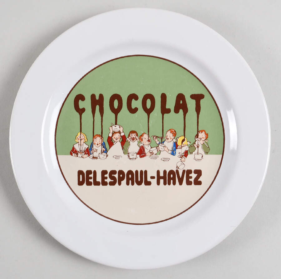 Chocolate Dessert/Pie Plate by Pottery Barn China-1