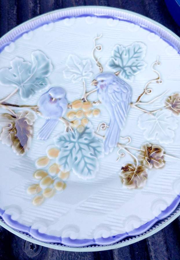 Majolica Salad Plate by Pottery Barn China-1