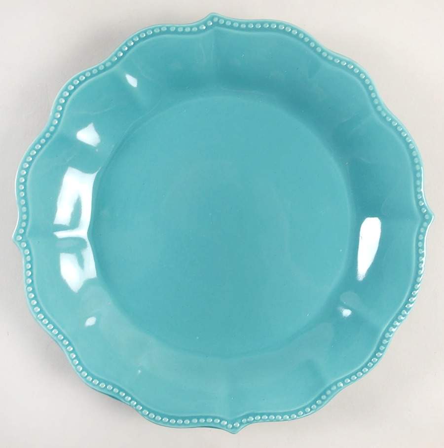 Paige Turquoise Dinner Plate by Pioneer Woman-1