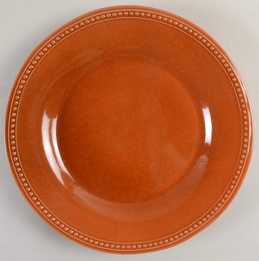 Spice Route Pumpkin Orange Dinner Plate by Pier 1-1