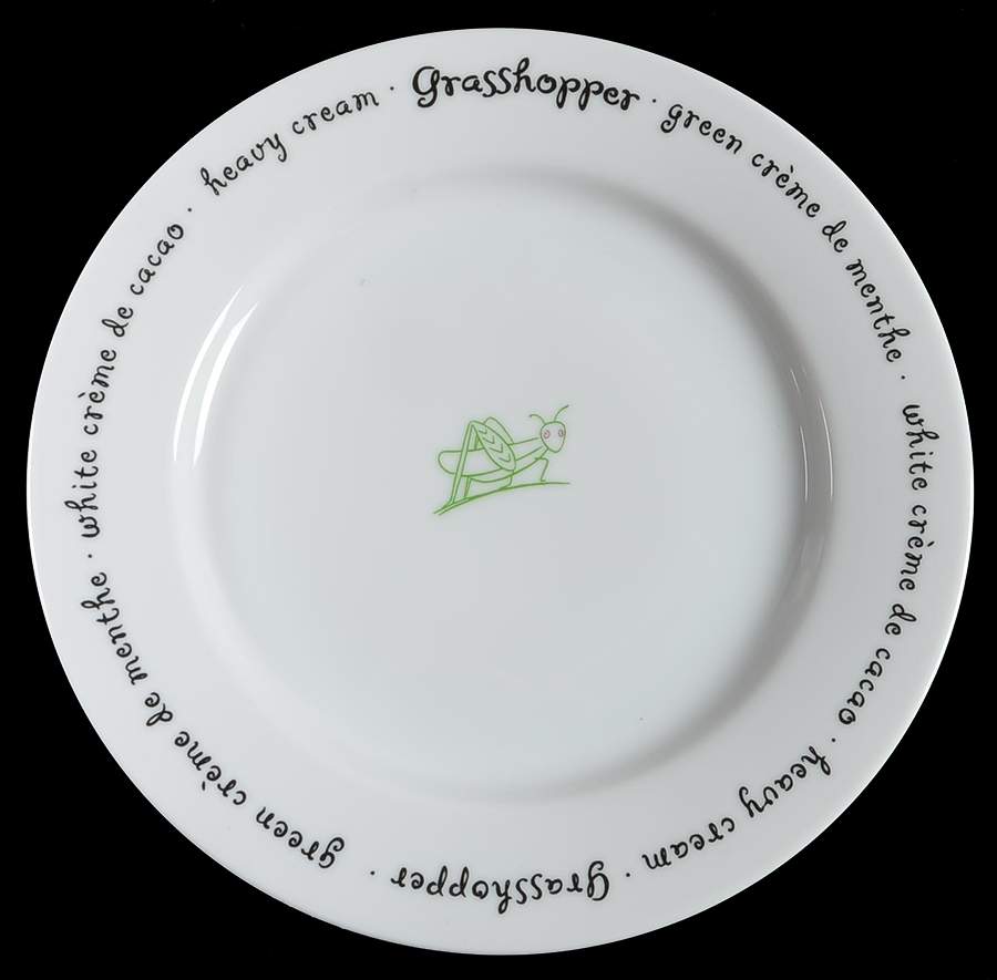 Bar Lingo Appetizer Plate by Pottery Barn China-1