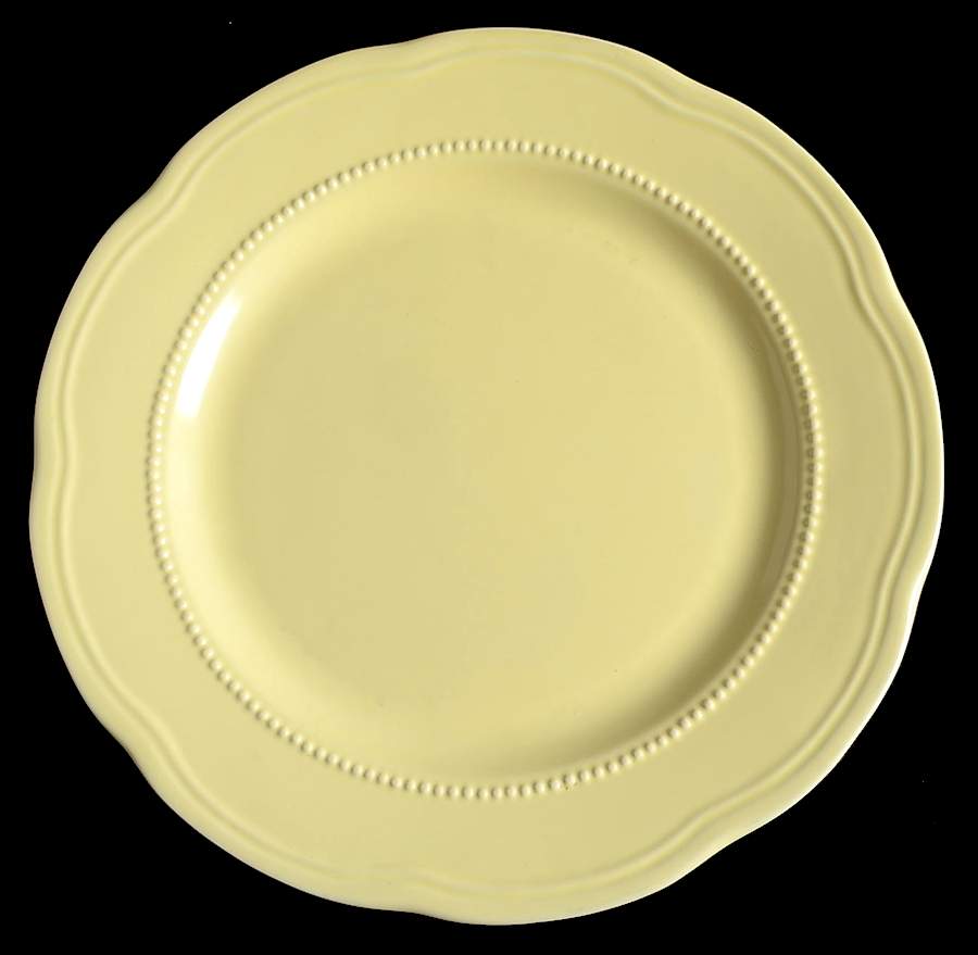 PBA46 Yellow Dinner Plate by Pottery Barn China-1
