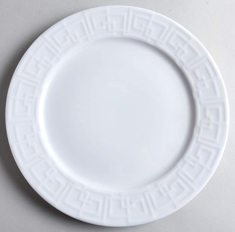 Greek Key Dinner Plate by Pillivuyt-1