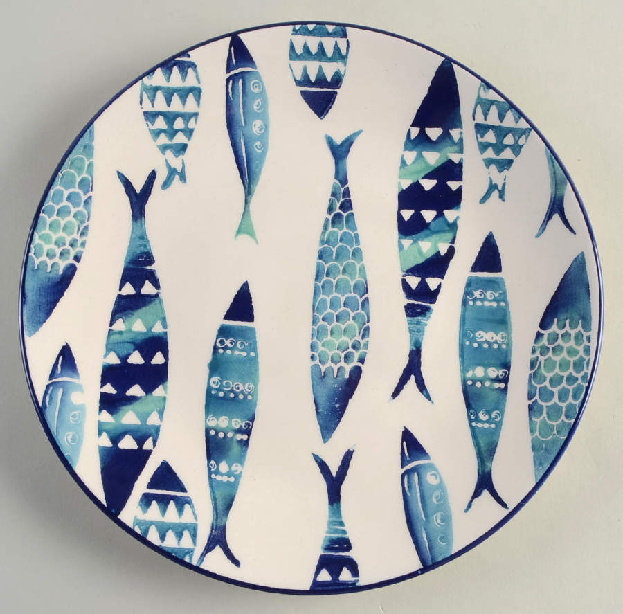 Fish Dinner Plate by Papart Ceramics-1