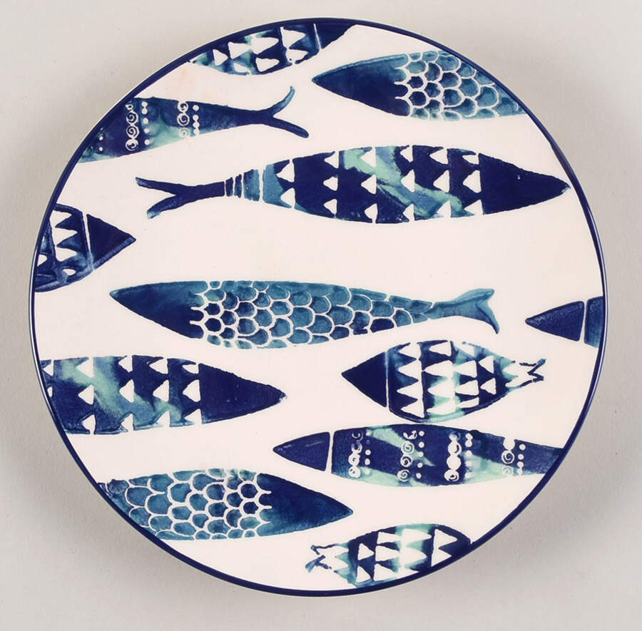Fish Salad Plate by Papart Ceramics-1