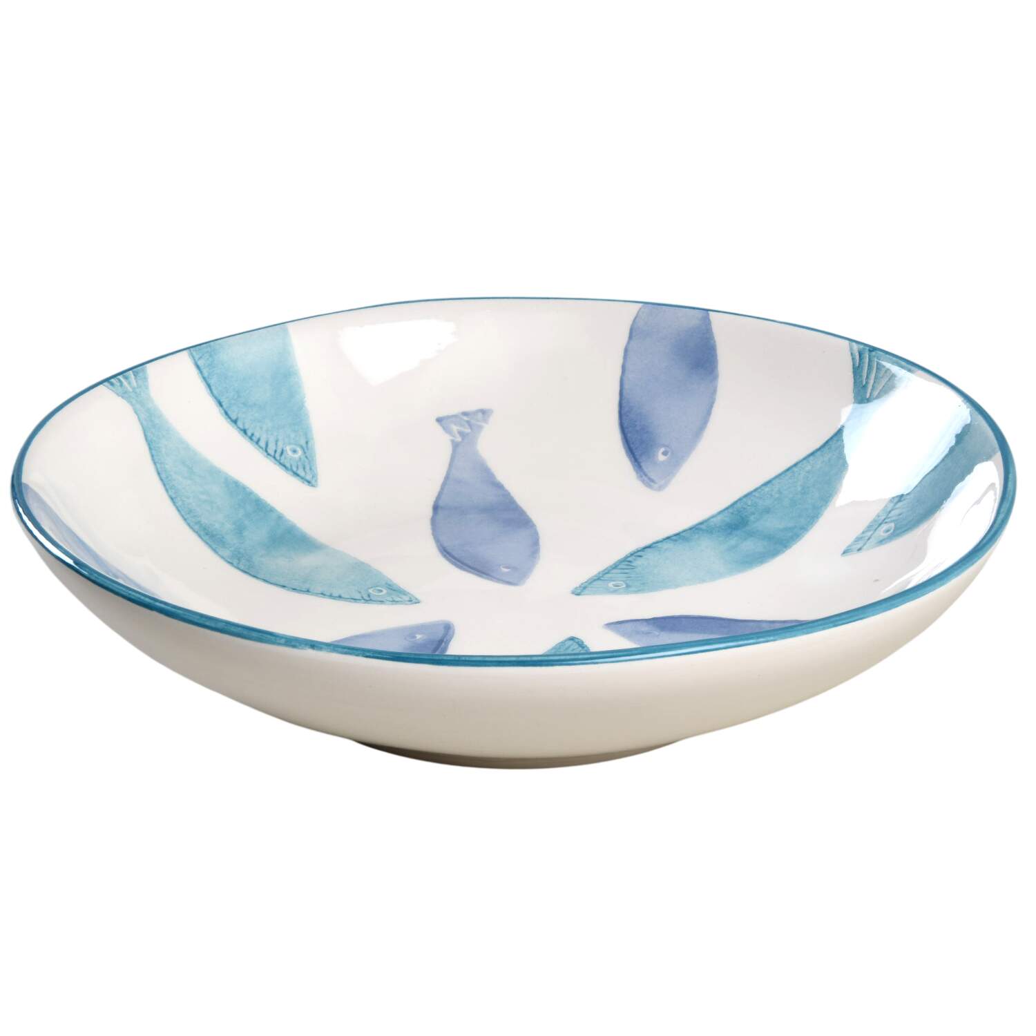 Fish 9" Individual Pasta Bowl by Papart Ceramics-1