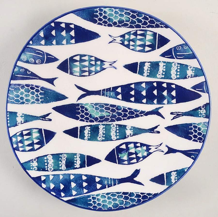 Fish Dinner Plate by Papart Ceramics-1
