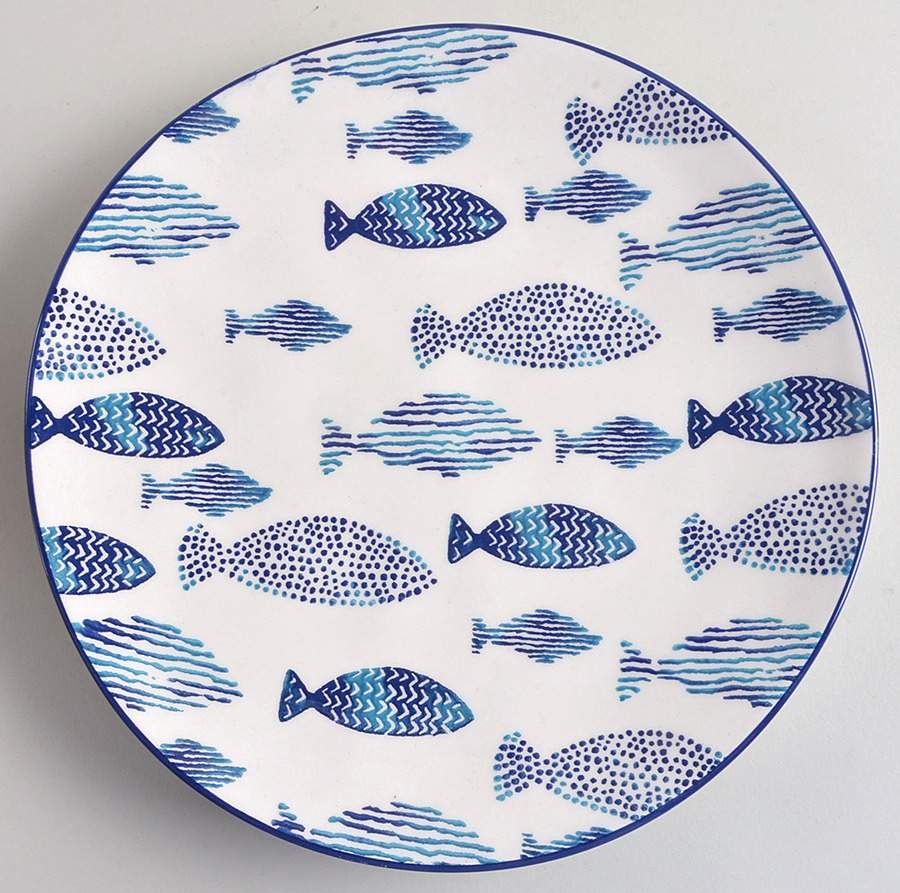 Fish Dinner Plate by Papart Ceramics-1