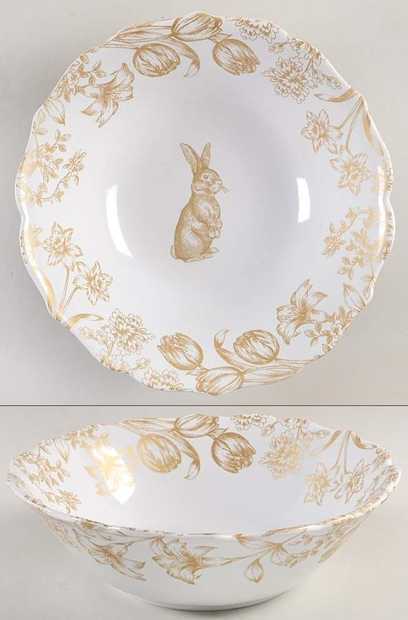 Bunny Hill 10" Round Vegetable Bowl by Port Townsand-1