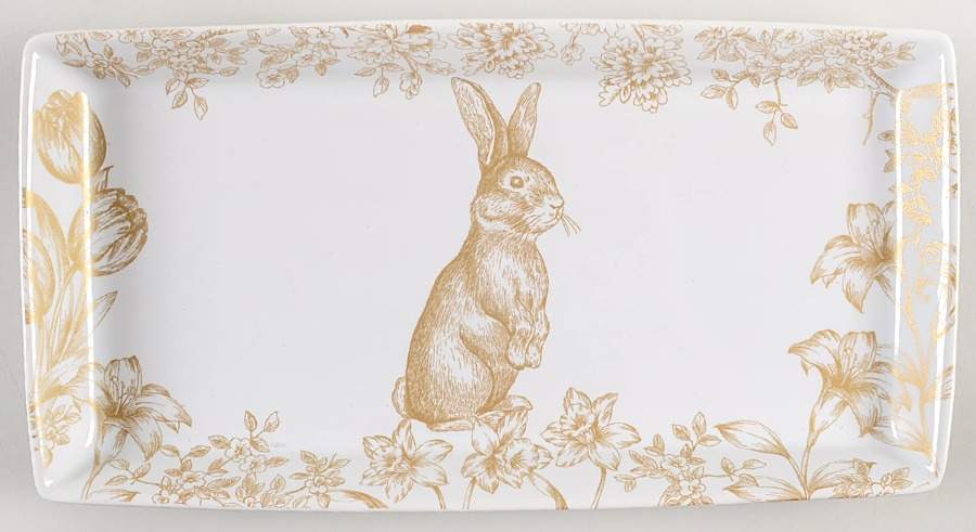 Bunny Hill 13" Rectangular Serving Platter by Port Townsand-1