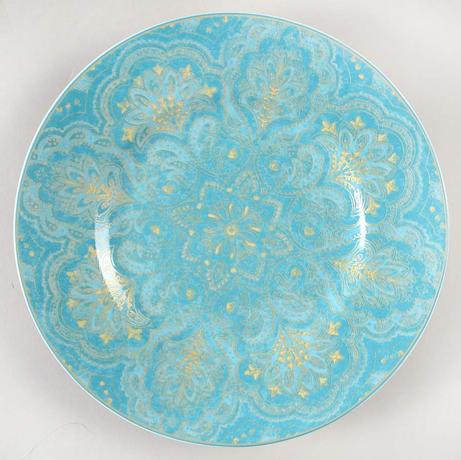Augustina Opulent Teal Salad Plate by Port Townsand-1