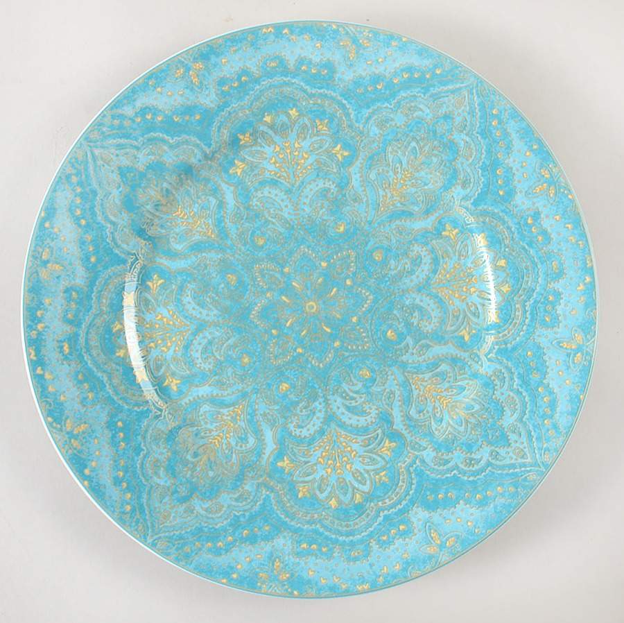 Augustina Opulent Teal Dinner Plate by Port Townsand-1