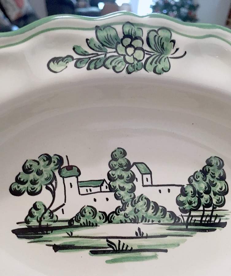 PGI1 14" Oval Serving Platter by Perugia (Italy)-1