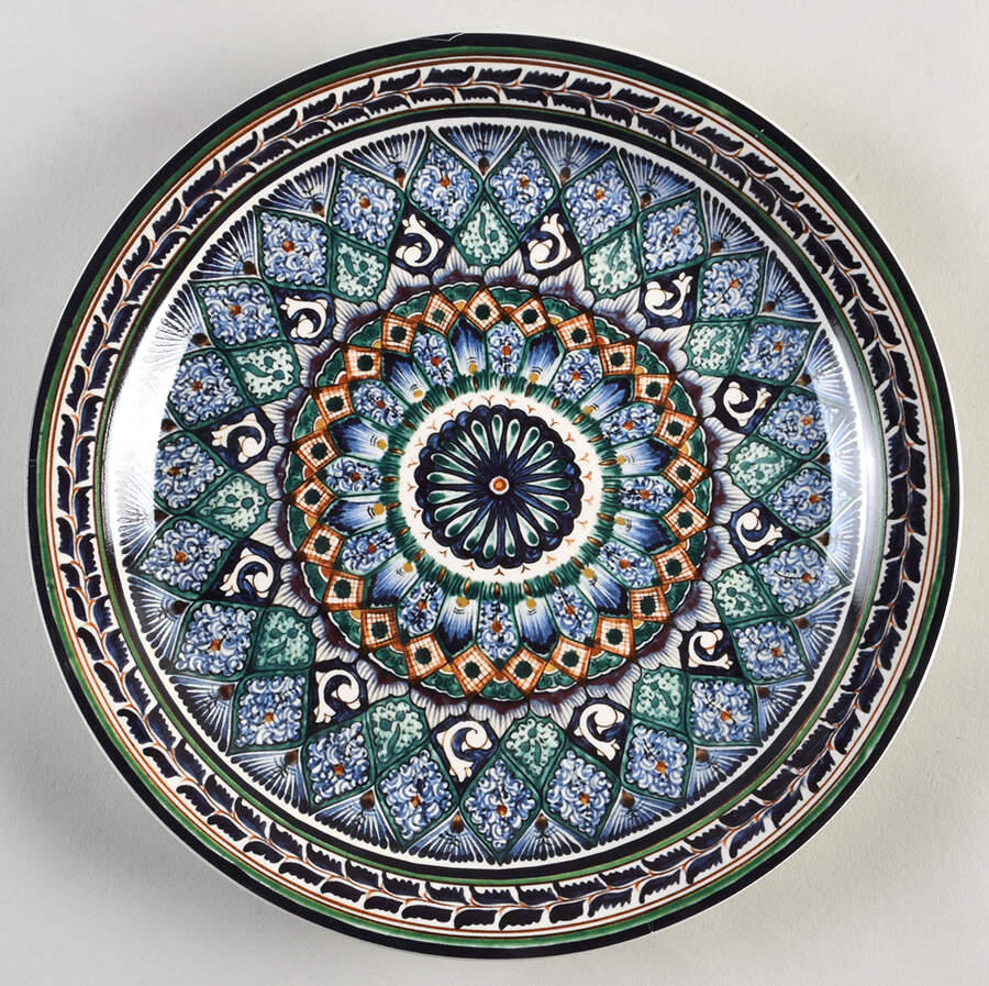 Mezze Blue Salad Plate by Pottery Barn China-1
