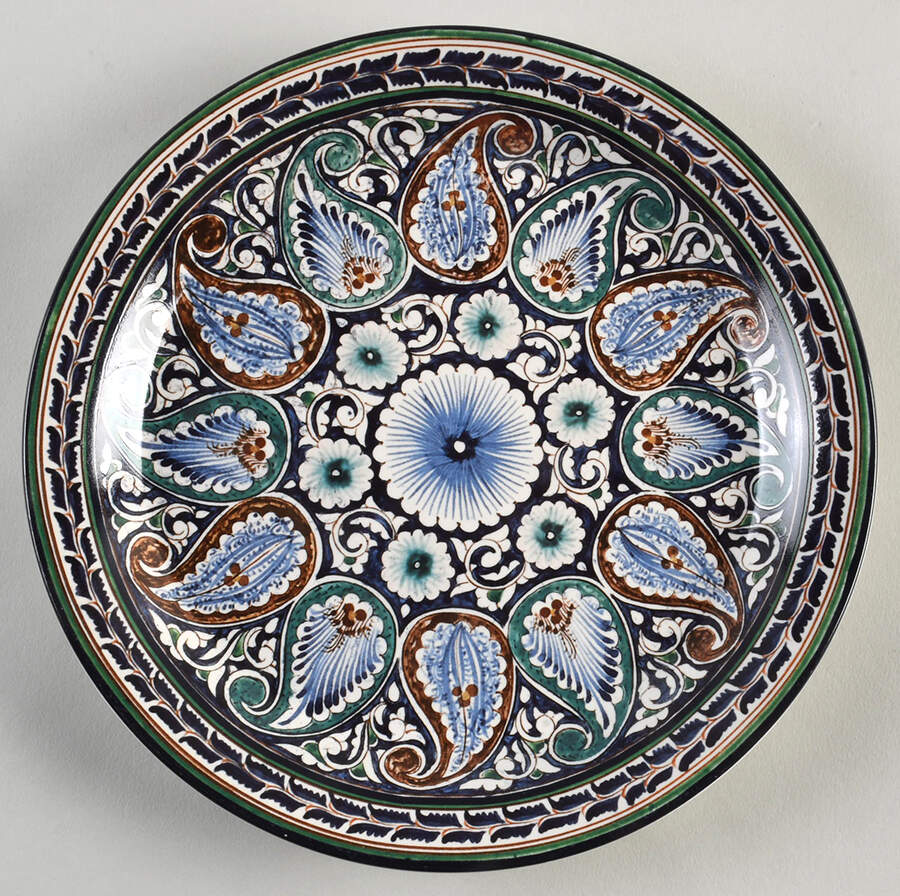 Mezze Blue Salad Plate by Pottery Barn China-1