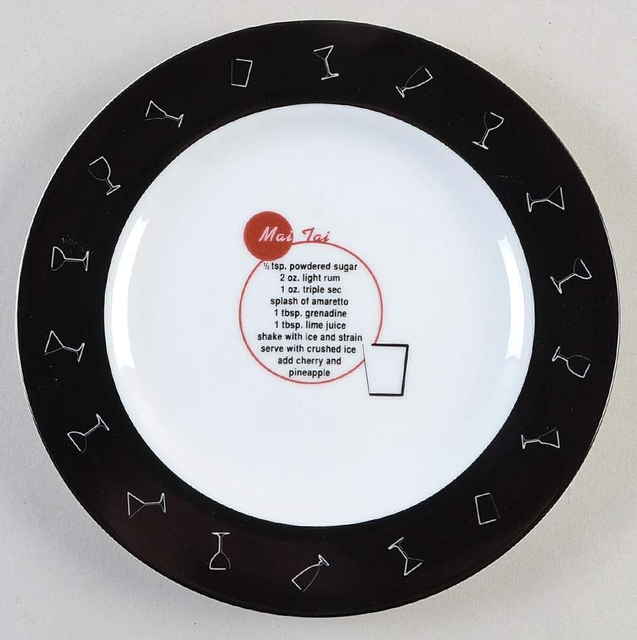Retro Bar Salad Plate by Pottery Barn China-1