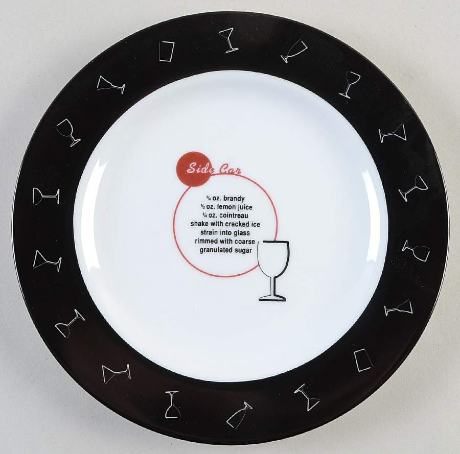 Retro Bar Salad Plate by Pottery Barn China-1