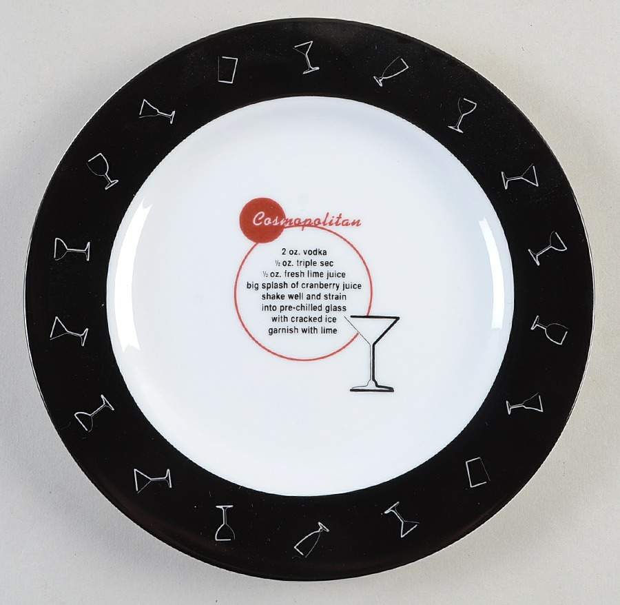 Retro Bar Salad Plate by Pottery Barn China-1