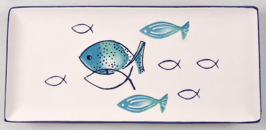 PPC11 14" Rectangular Tray by Papart Ceramics-1