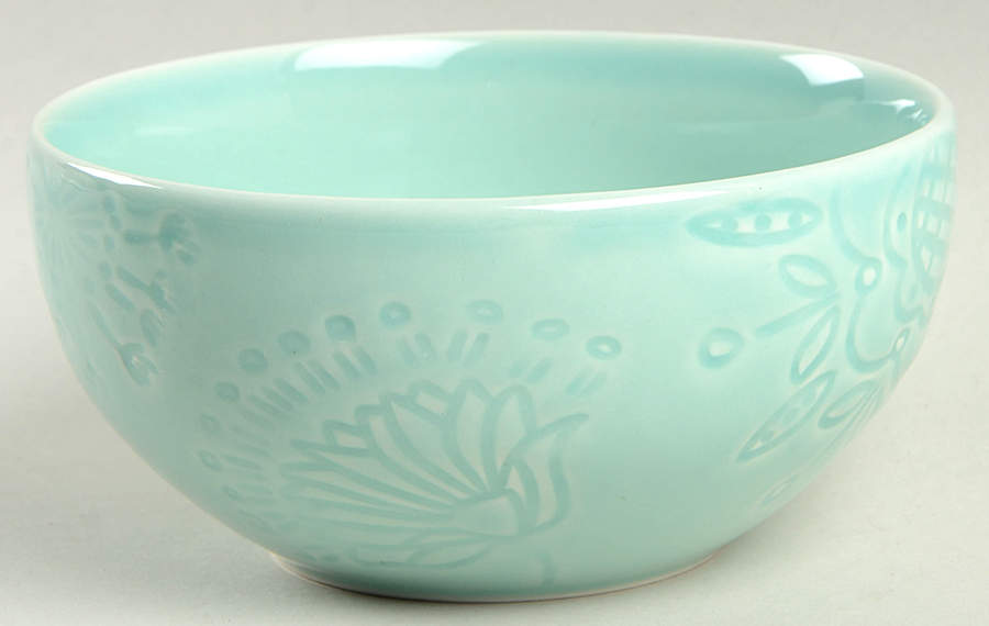 Ojai Turquoise Soup/Cereal Bowl by Port Townsand-1