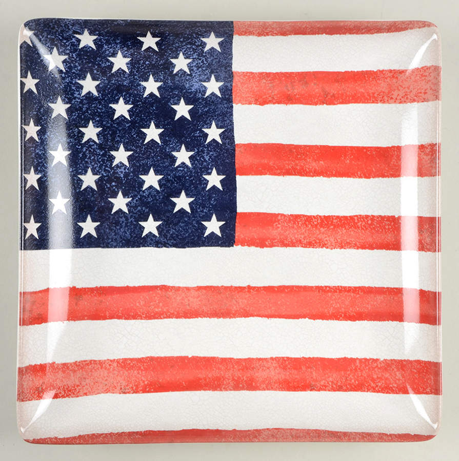 Old Glory Dinner Plate by Port Townsand-1