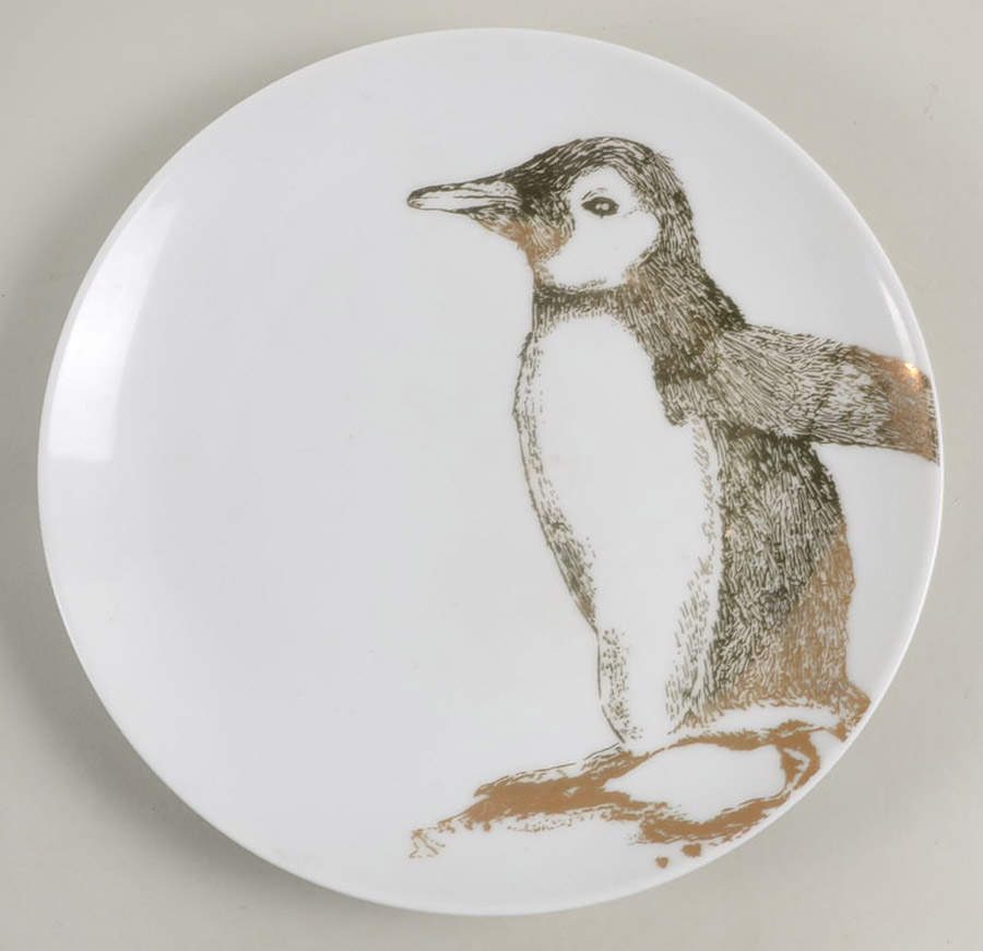 Penguin Salad/Dessert Plate by Pier 1-1