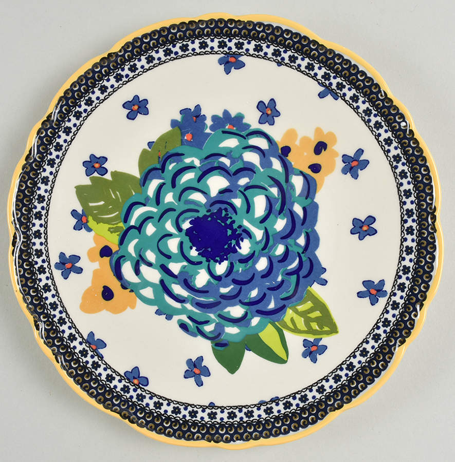 Dazzling Dahlias Salad Plate by Pioneer Woman-1