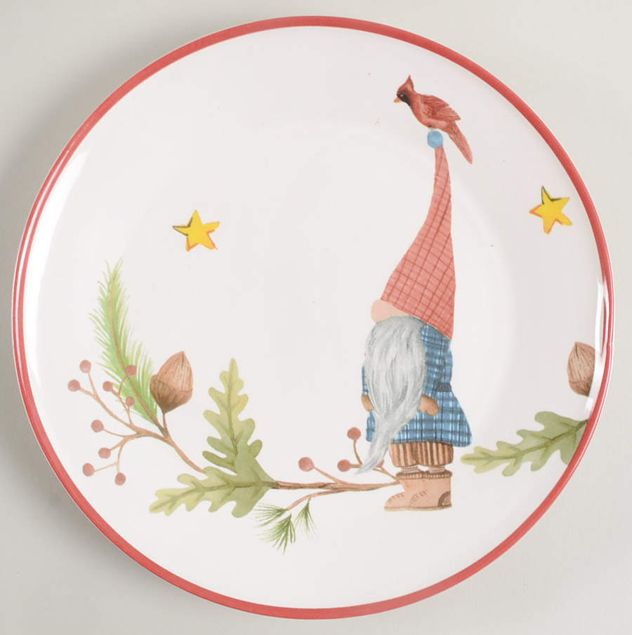 Forest Gnome Appetizer Plate by Pottery Barn China-1