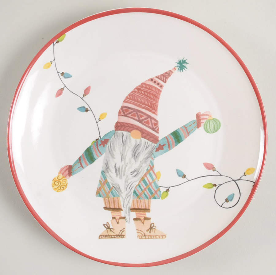 Forest Gnome Appetizer Plate by Pottery Barn China-1