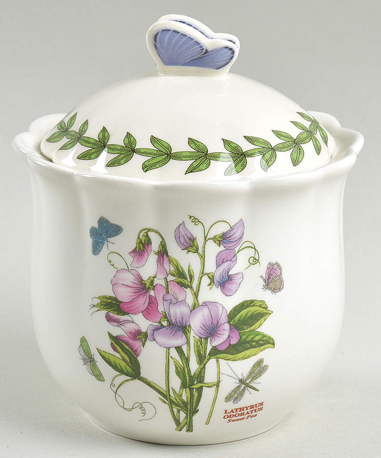 Botanic Garden Bouquet Sugar Bowl & Lid by Portmeirion-1
