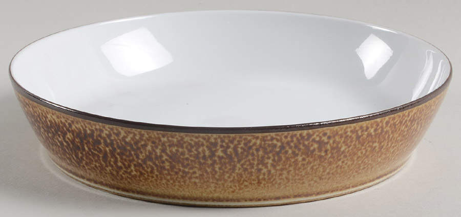 Tuareg Ballet 8" Shallow Round Bowl by Porcel-1