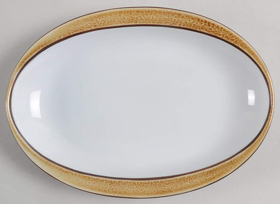 Tuareg Ballet 8" Oval Serving Platter by Porcel-1