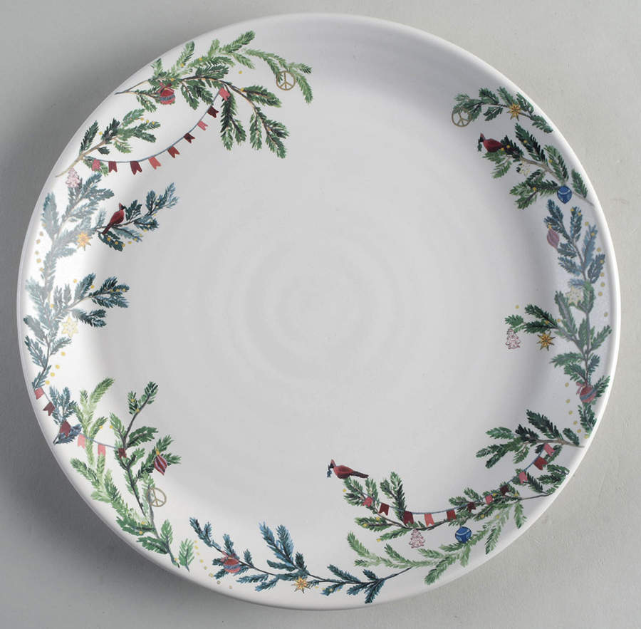 Christmas in the Country Dinner Plate by Pottery Barn China-1